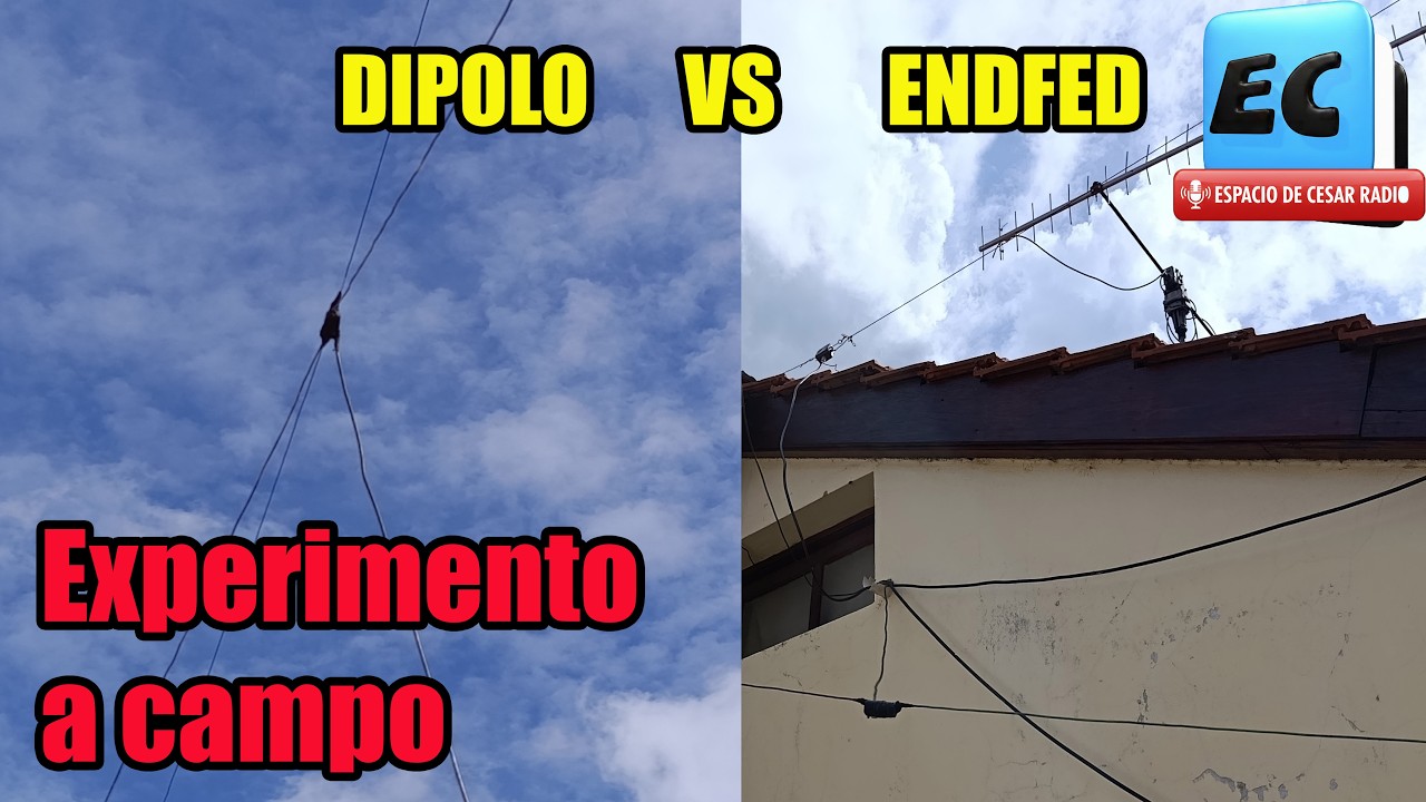 Puse a prueba mis antenas DIPOLO vs ENDFED: ¿ Es realidad  lo que dicen los libros?