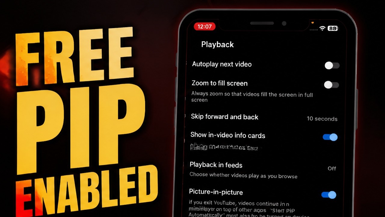 How to enable YouTube Picture in Picture on iPad without Premium (Quick and Easy)