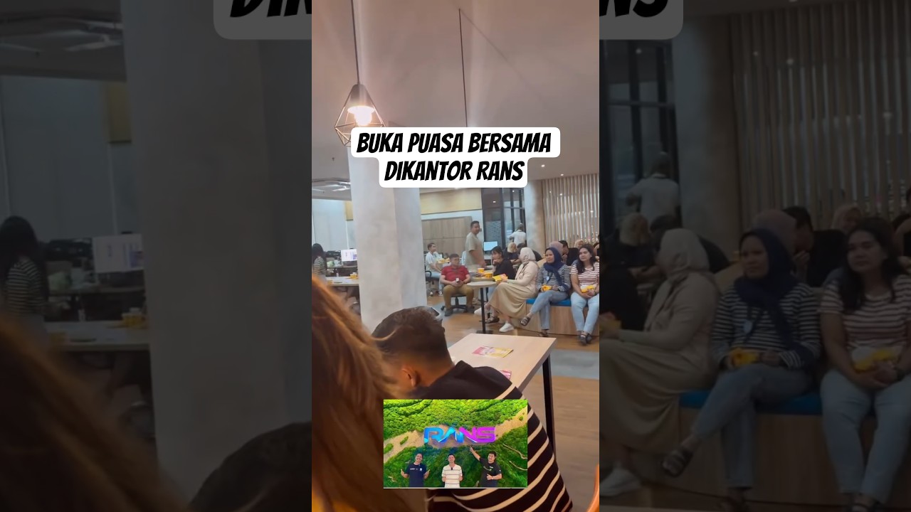 Buka puasa pertama di Kantor Rans Entertainment Rame sekali