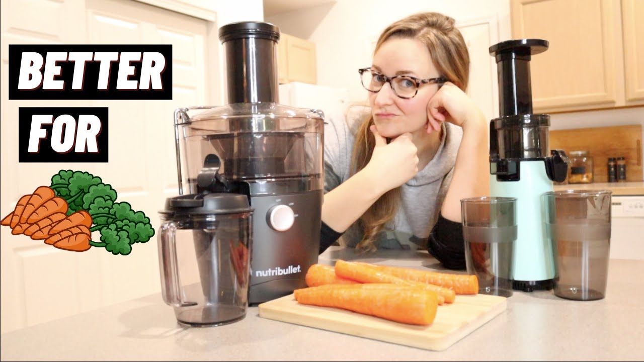 NutriBullet Centrifrugal Vs. DASH Coldpress Juicer | Better Juicer for Carrots? | Yield Pulp Taste