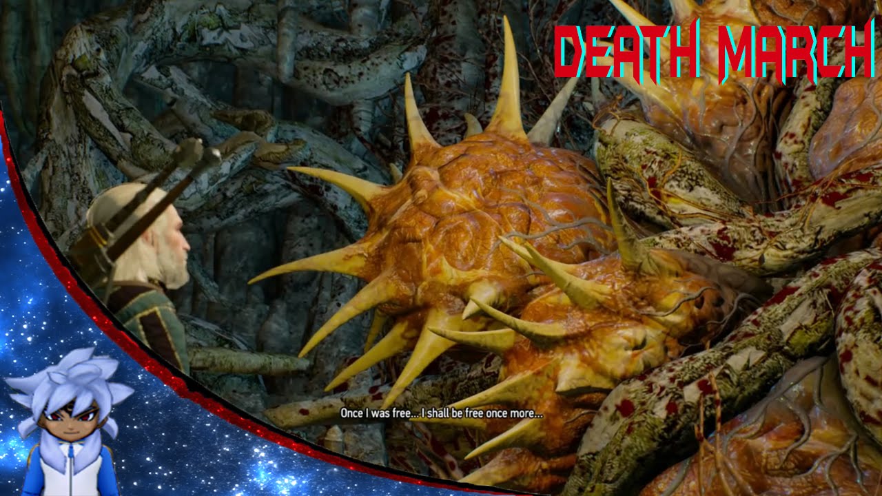 The Witcher 3: Wild Hunt - Tree's Heart, Baron & Basilisk boss fight [Death March]
