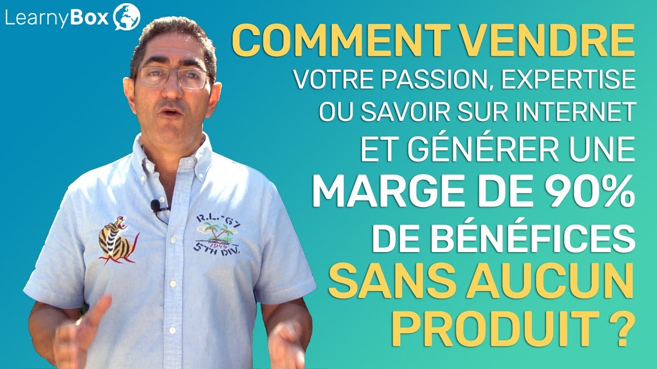 Comment vendre une formation en ligne avec 90% de marge de b&eacute;n&eacute;fice ?
