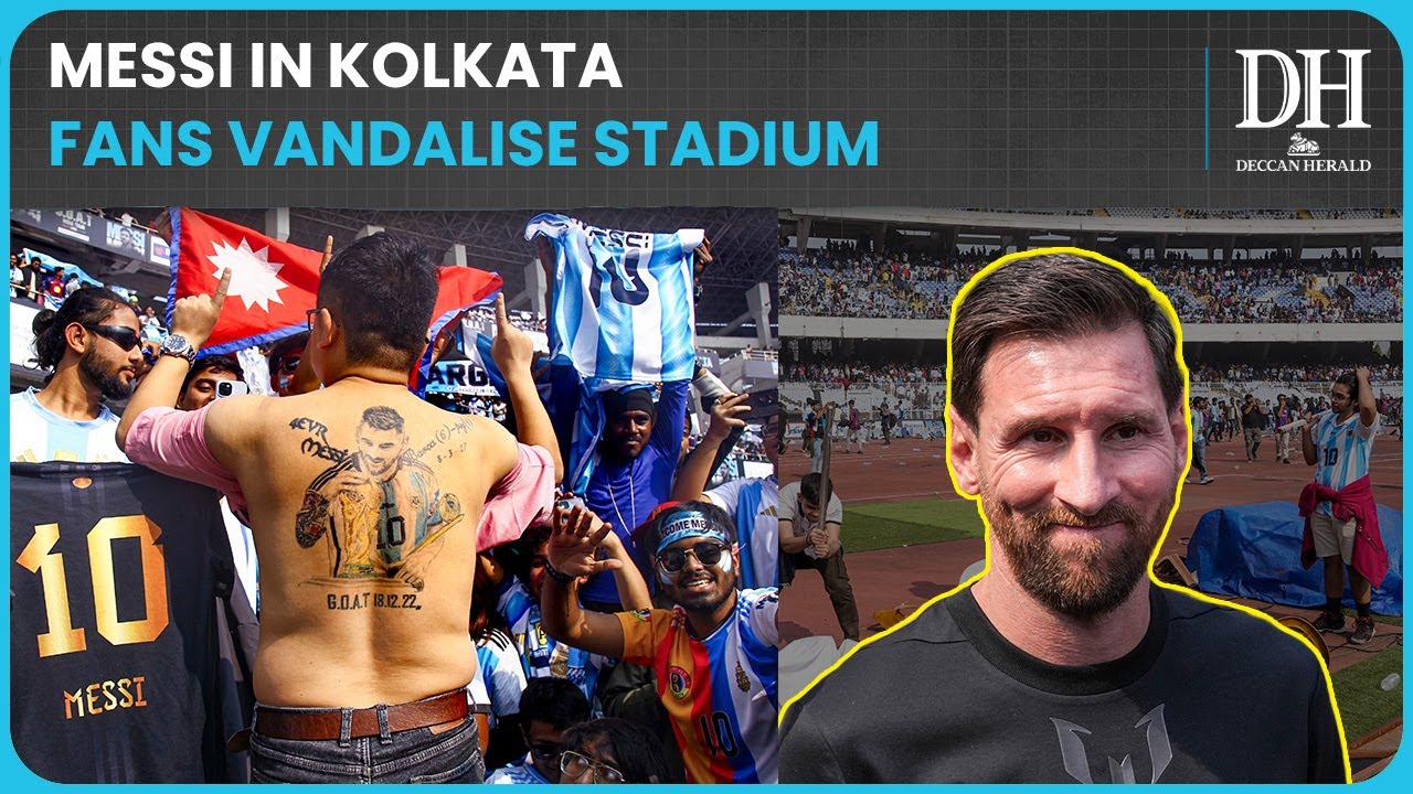 Messi in Kolkata: Fans Cheated, Angry and on a Rampage | Salt Lake Stadium Scenes