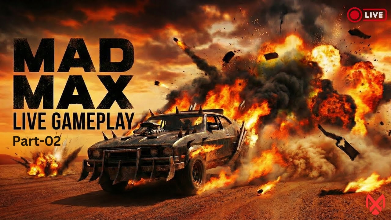 🔴 LIVE: Mad Max Gameplay Part 2 | Full Story | Gekko Gaming YT #madmax #livestream #live