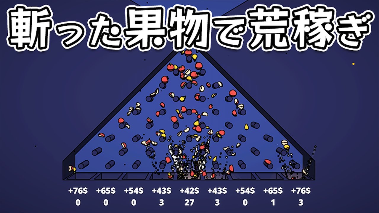 【SliceCremental】斬った果物をプリンコにぶち込んで荒稼ぎするインクリメンタル系クリッカーゲーム