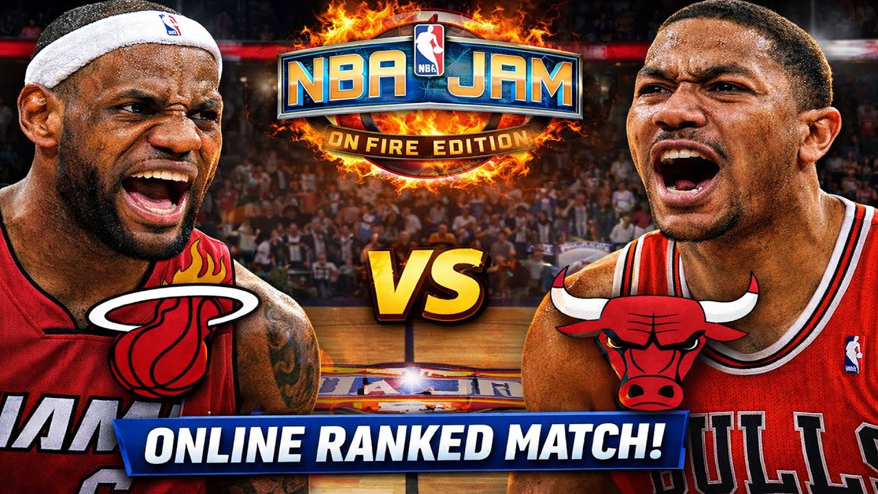 Online Ranked NBA Jam: On Fire Edition | Heat vs Bulls