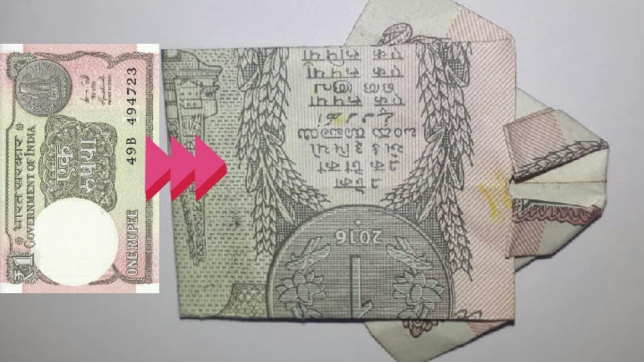 How to Make Origami T-Shirt👚with 1 Rupee Note | How to Make Origami T-Shirt with ₹1 Note