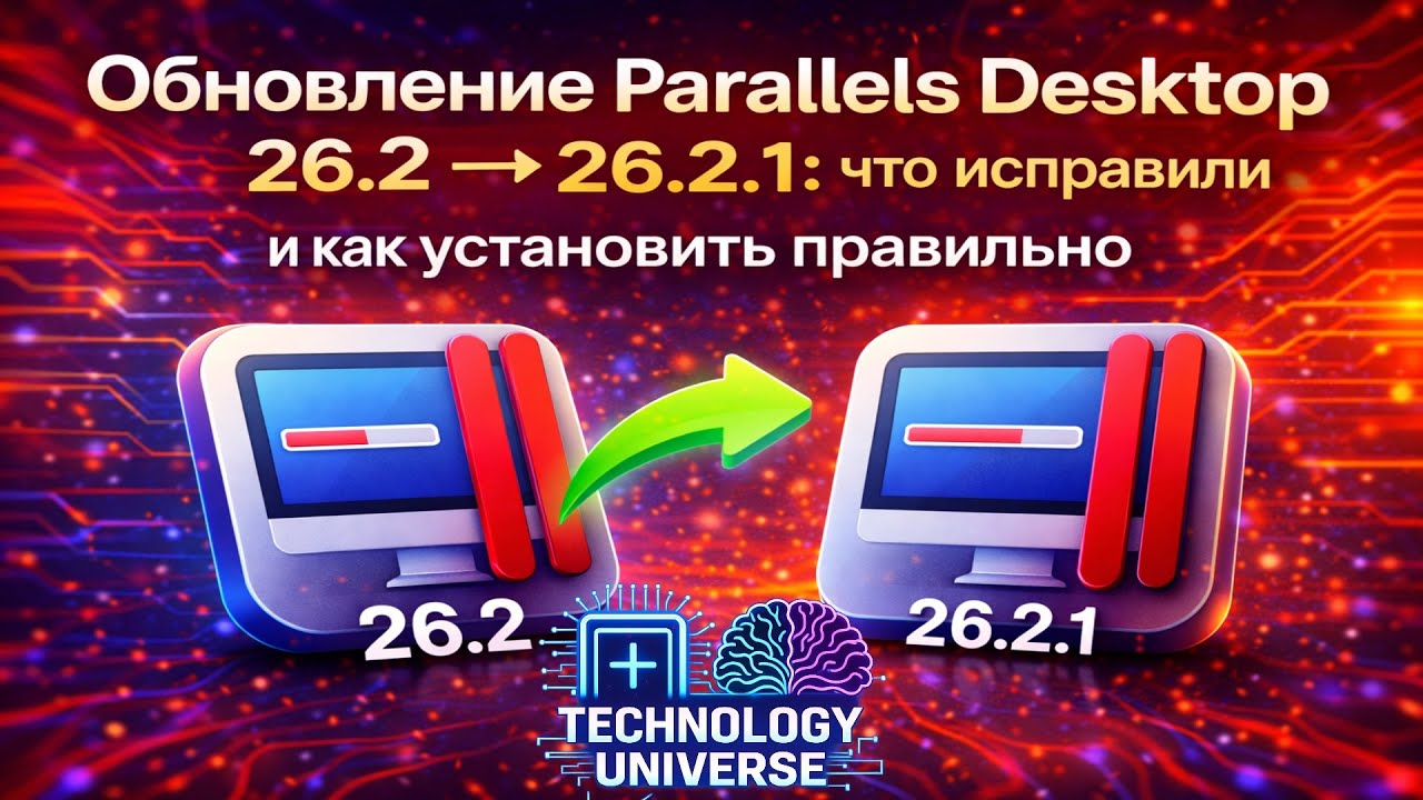 Обновление Parallels Desktop 26.2 → 26.2.1: что исправили и как установить правильно