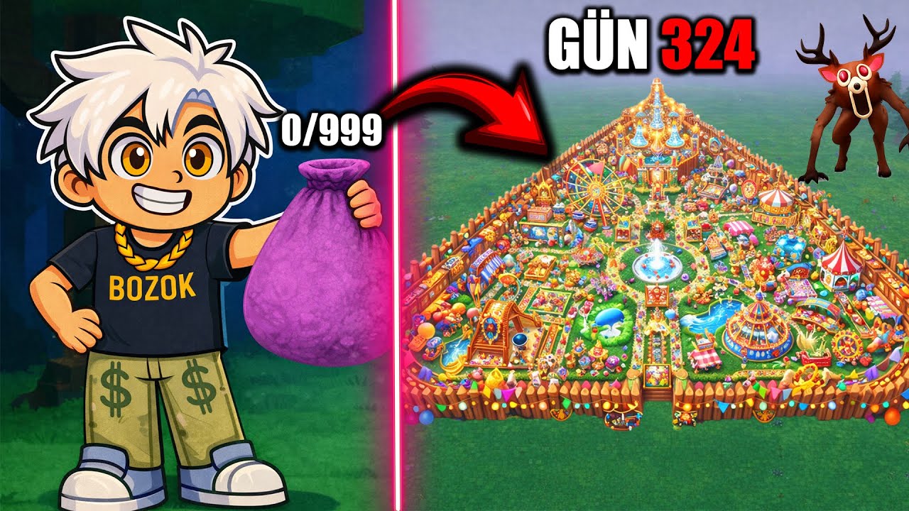 324 GÜNDE EN İYİ ÜSSÜ İNŞA ETTİM 🥳 TR'nin EN İYİ BASESİ OLDU 😎 ROBLOX 99 NIGHTS IN FOREST 🌲