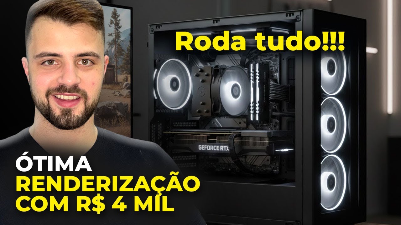 Melhor Computador para Trabalhos e Jogos até 4 mil reais em 2025 (GUIA COMPLETO)
