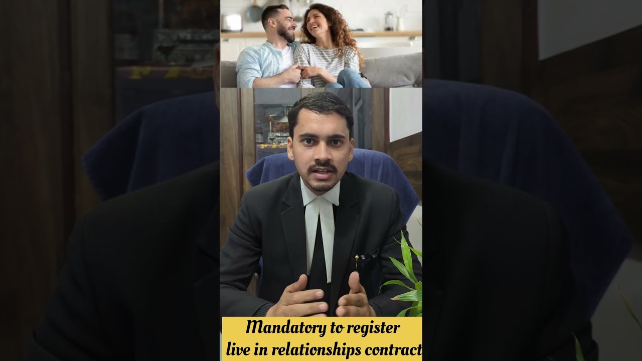 Mandatory to register live in relationships contract#liveinrelationship#virals#contract