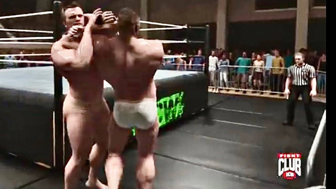 W2K19💪Daddy Nick v Bulldozer 💪Testicular Claw💪Muscle Wrestling