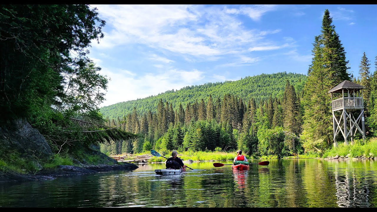 Kayak Camping - 2 days on Kedgwick river New-Brunswick