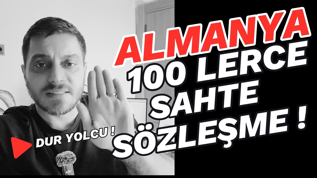 &ldquo;Sahte Almanya İş S&ouml;zleşmesi Mağdurları!&rdquo;