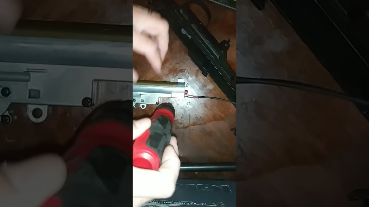 how to disassemble the king arms aeg sniper rifle