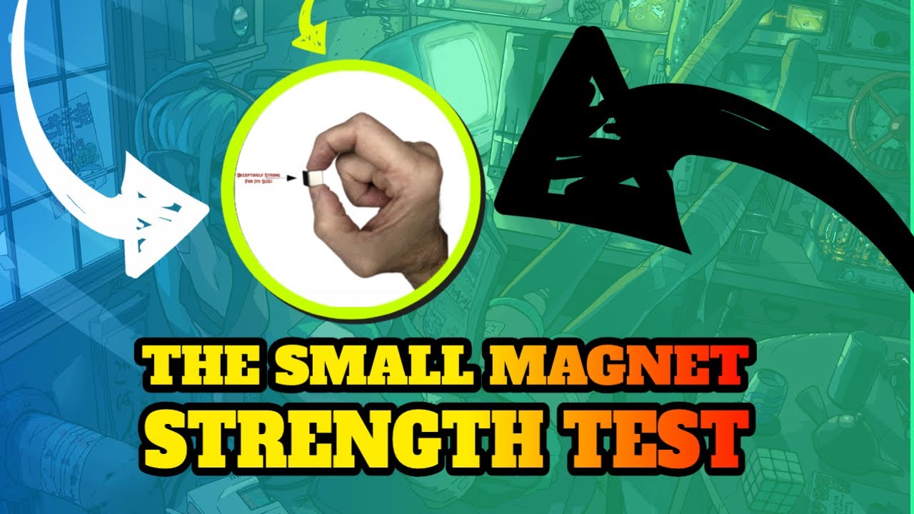 Small Strong Magnets | Neodymium Magnetic Cube Strength Test