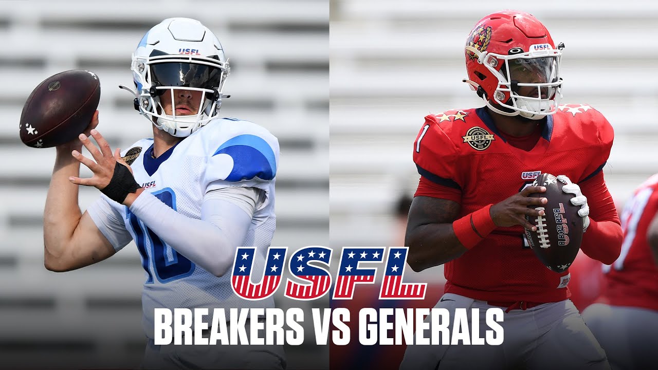 USFL Extended Highlights: New Orleans Breakers vs. New Jersey Generals - Week 5