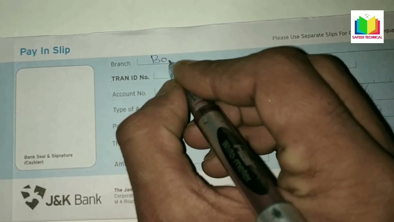 How to fill pay slip (Deposit slip).How to Deposit money💸pay in slip Kasia kara.