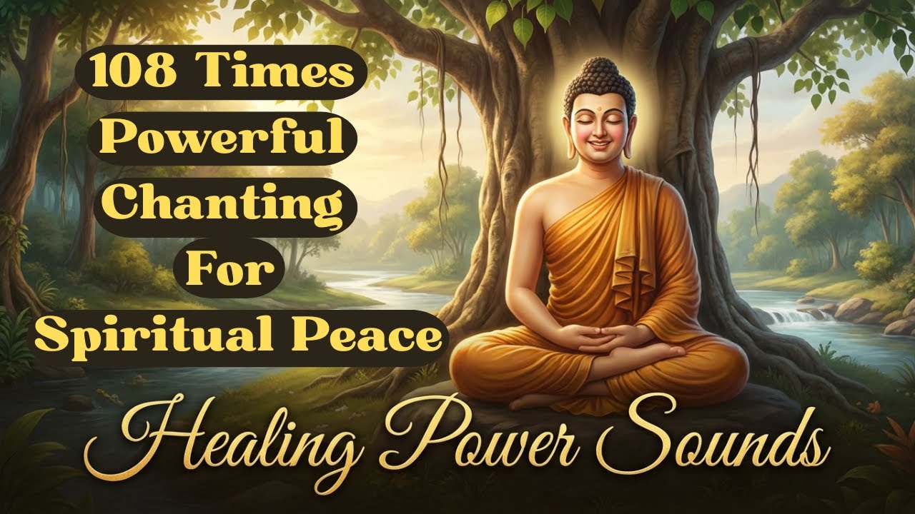 108 Times Powerful Chanting for spiritual Peace | Buddhist Chanting|  Mantra |Healing Power Sounds |