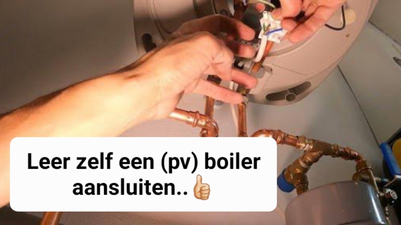 Hoe plaats je zelf een Daalderop elektrische boiler..