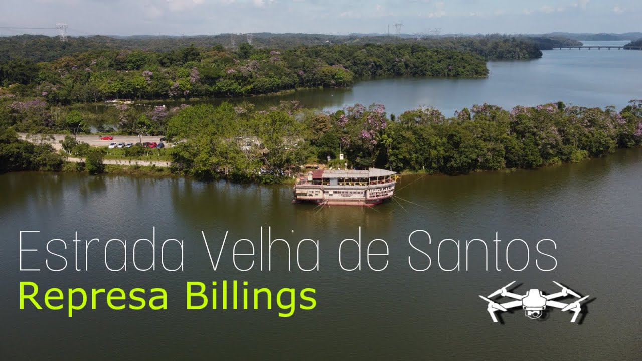 Estrada Velha de Santos - Represa Billings Imagens Aéreas de Drone