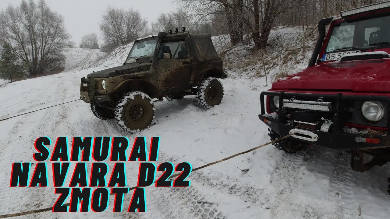 Suzuki Samurai. Nissan Navara. Zmota😉💪