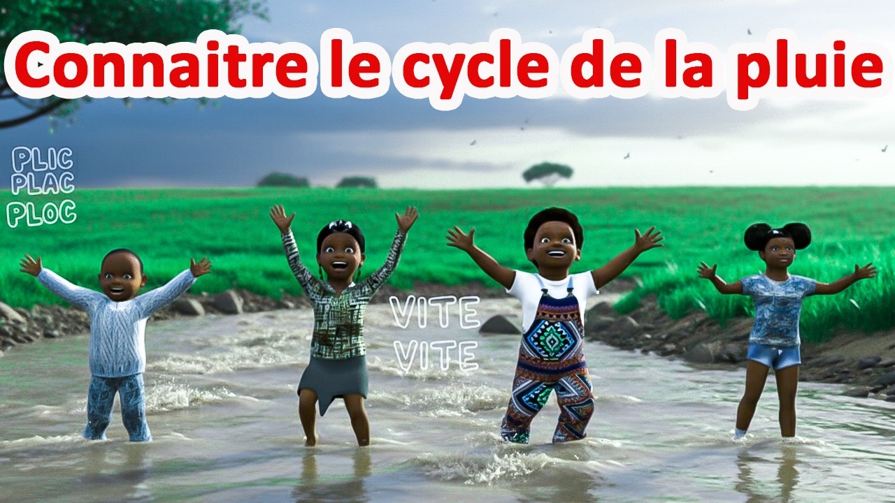 connaitre le cycle de l'eau | B'ANGEL FRANÇAIS | Comptines avec bebe kameni | Bantu Angel Français.
