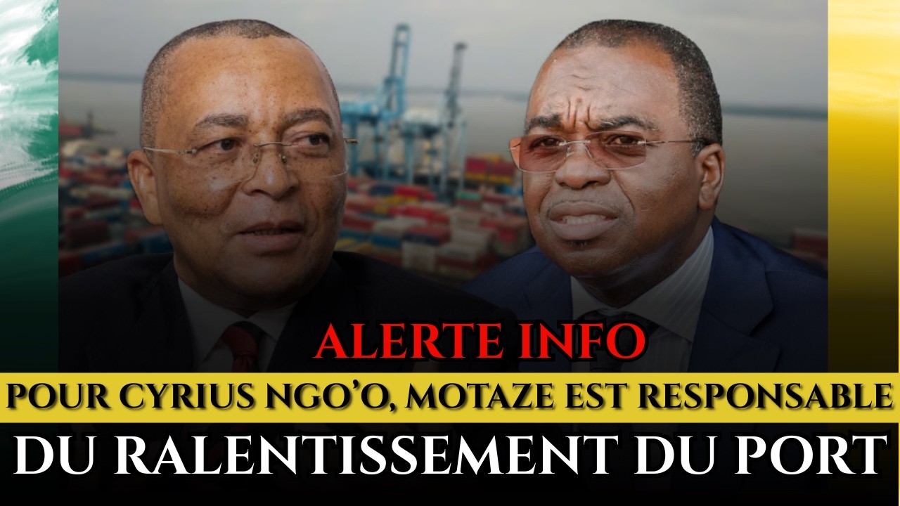 LE DIRECTEUR DU PORT DE DOUALA ACCUSE PAUL MOTAZE DE RALENTIR LES ACTIVITÉS DU PORT.