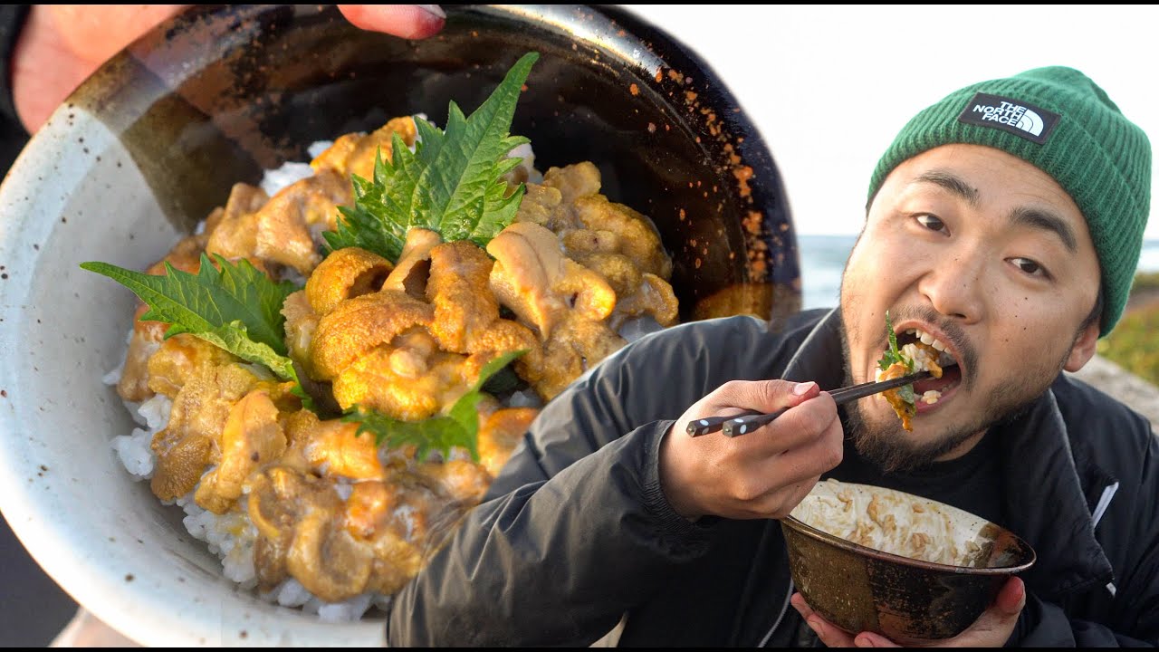 EATING $100 WORTH OF UNI FOR FREE | How To Tell The Sex of a Sea Urchin