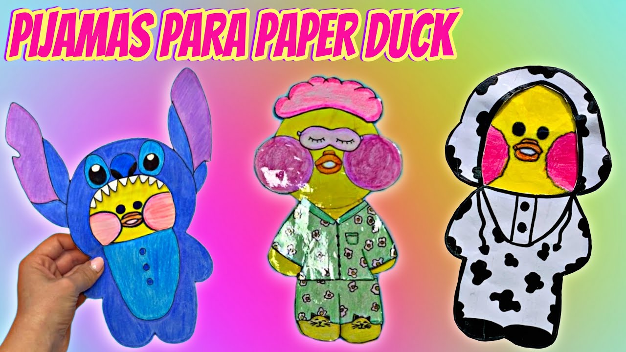 PAPER DUCK - COMO FAZER PIJAMA PARA PAPER DUCK ( Compilado de vídeos) #paperduck #duck #clothes