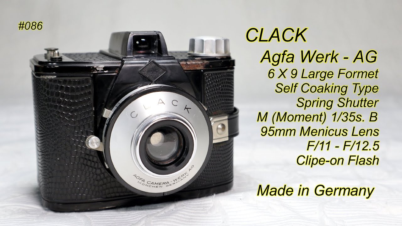 AGFA  CLACK  Werk - AG.  1954