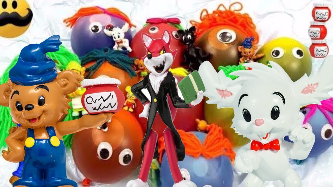 Bamse och hans Vänner Gömmer sig i Ballonger | Bamse Sång 4K