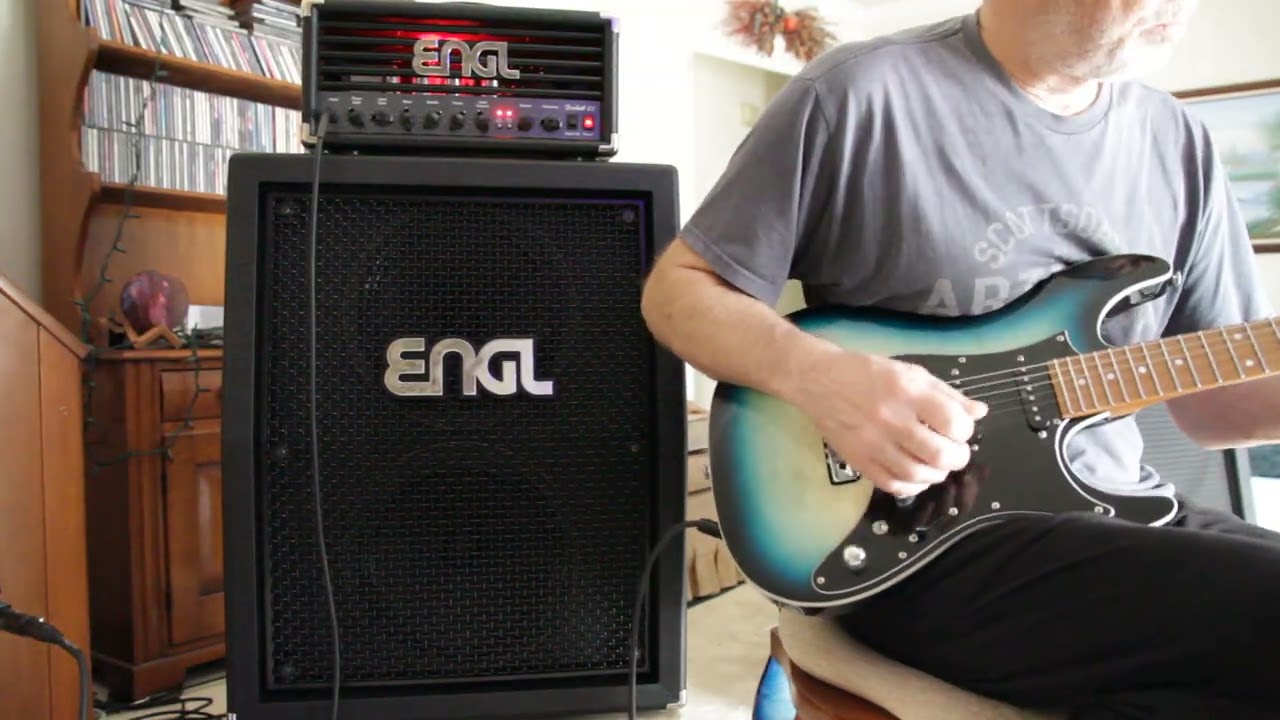 Engl Fireball 25 KT77, Engl  E212VB cab ,Boss SD-1 super overdrive Wazacraft , hard rock tones.