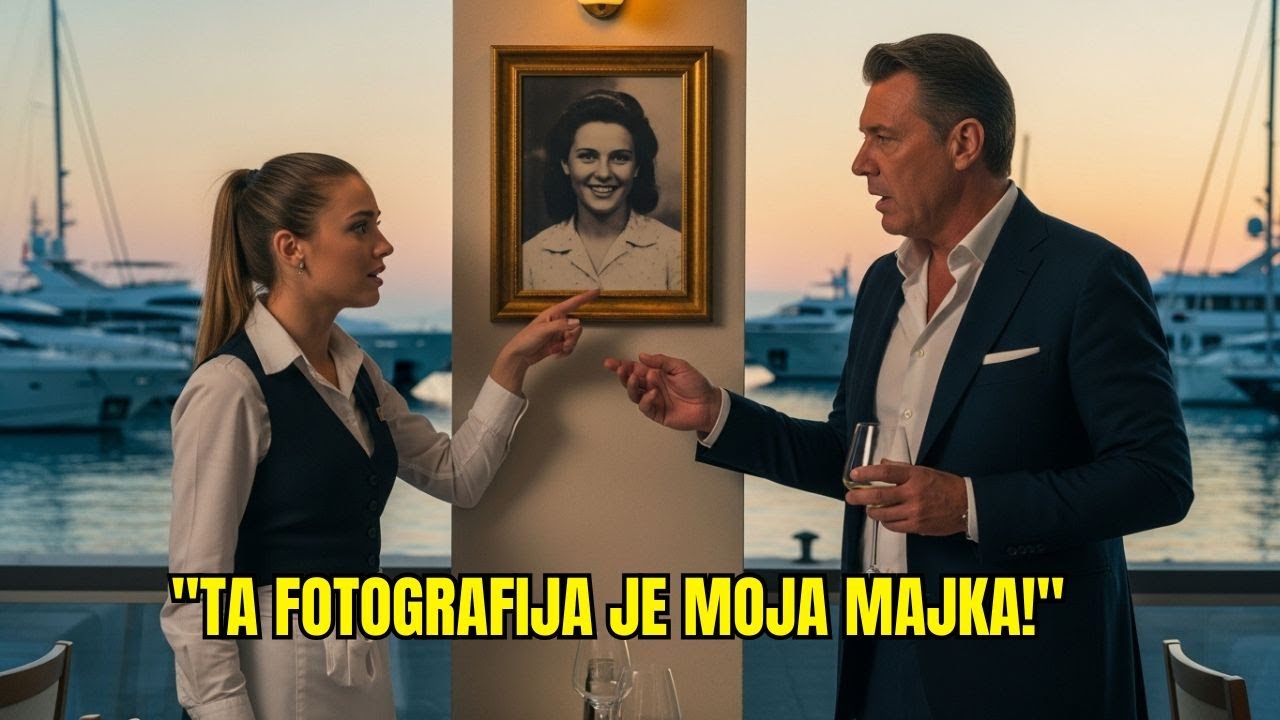 Konobarica milijarderu: „Ta fotografija je moja majka!” — istina joj slama srce...
