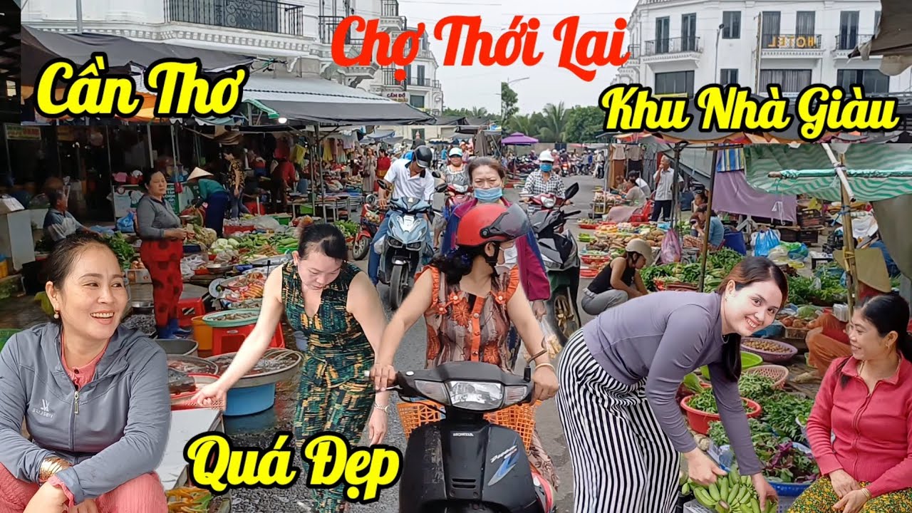 Gặp Cô gái quá dễ thương tại Chợ nhà giàu Thới Lai - Cần Thơ, bán toàn Đặc Sản đồ đồng 