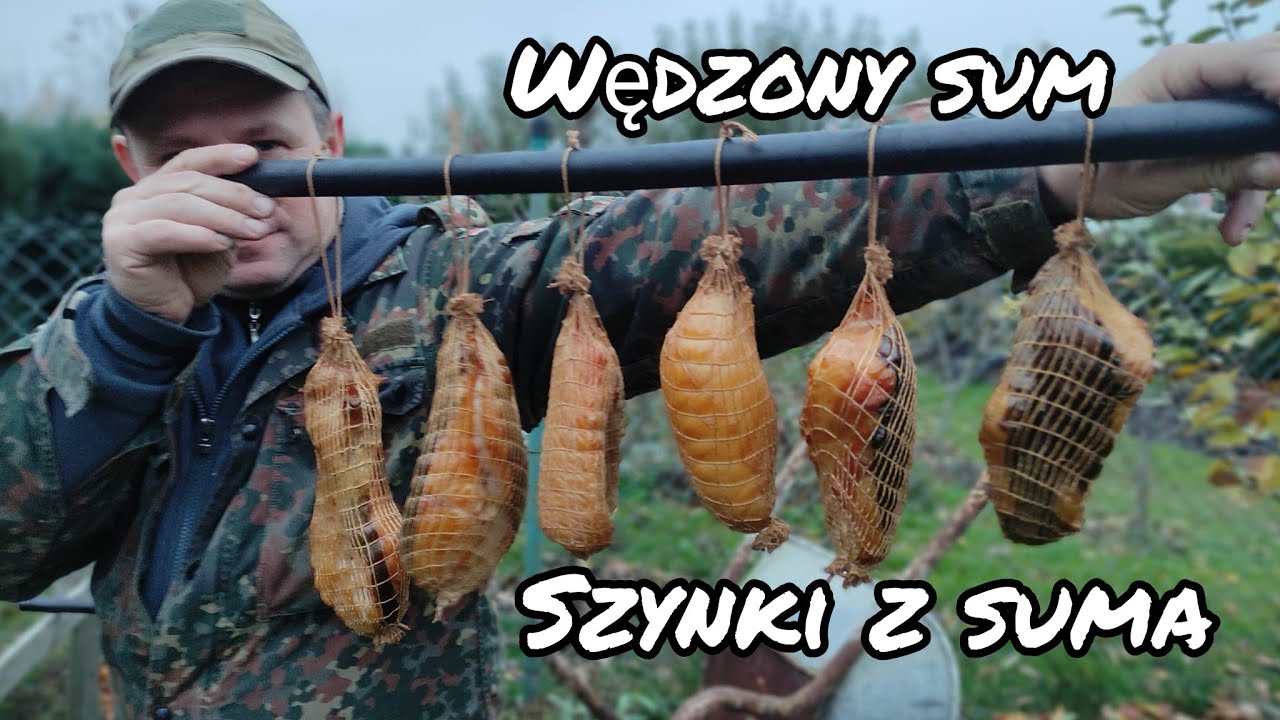 Wędzenie suma szynki z suma
