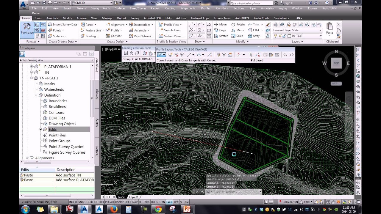 Tutoriales RG - AutoCAD Civil 3D 2014 - 58 - Superficies Combinadas
