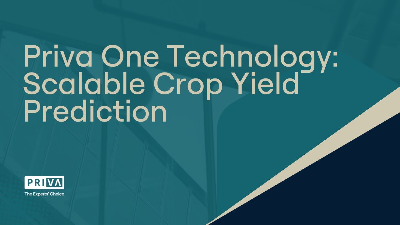 Crop Yield Prediction Made Scalable with Priva One Technology
