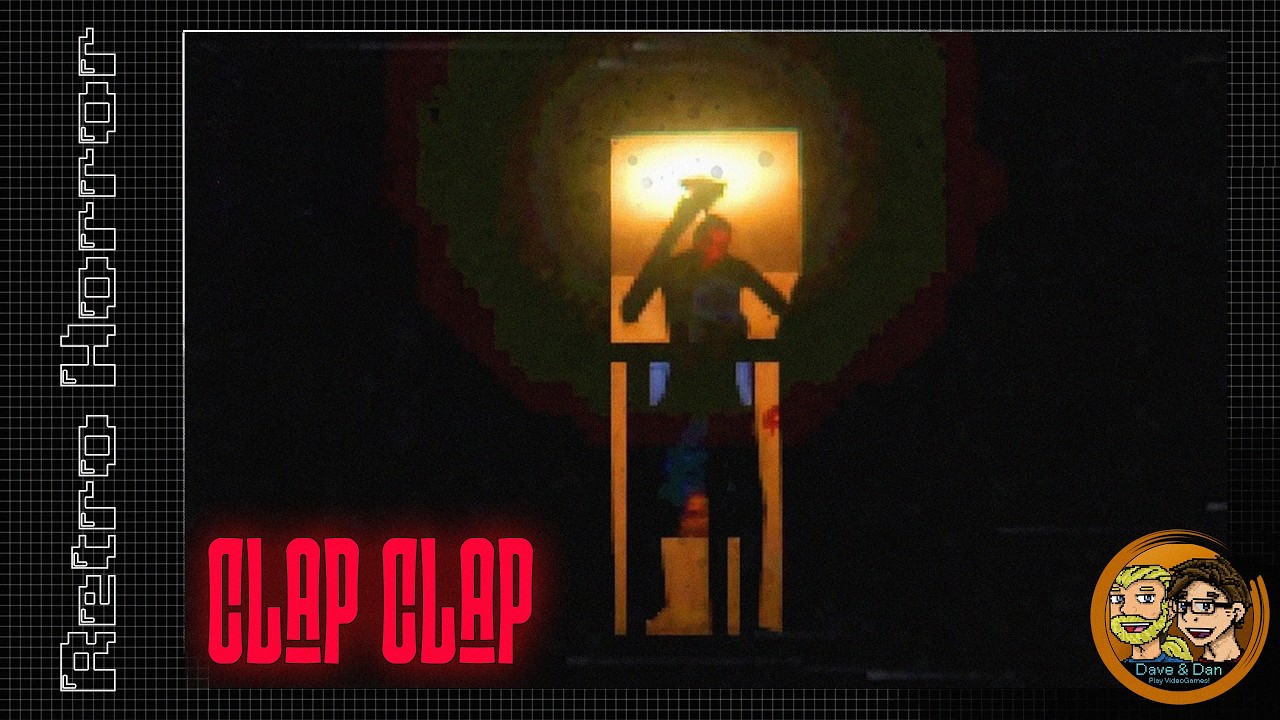 This brilliant indie game actually scared me! | Clap Clap. ( Retro Horror PSX )