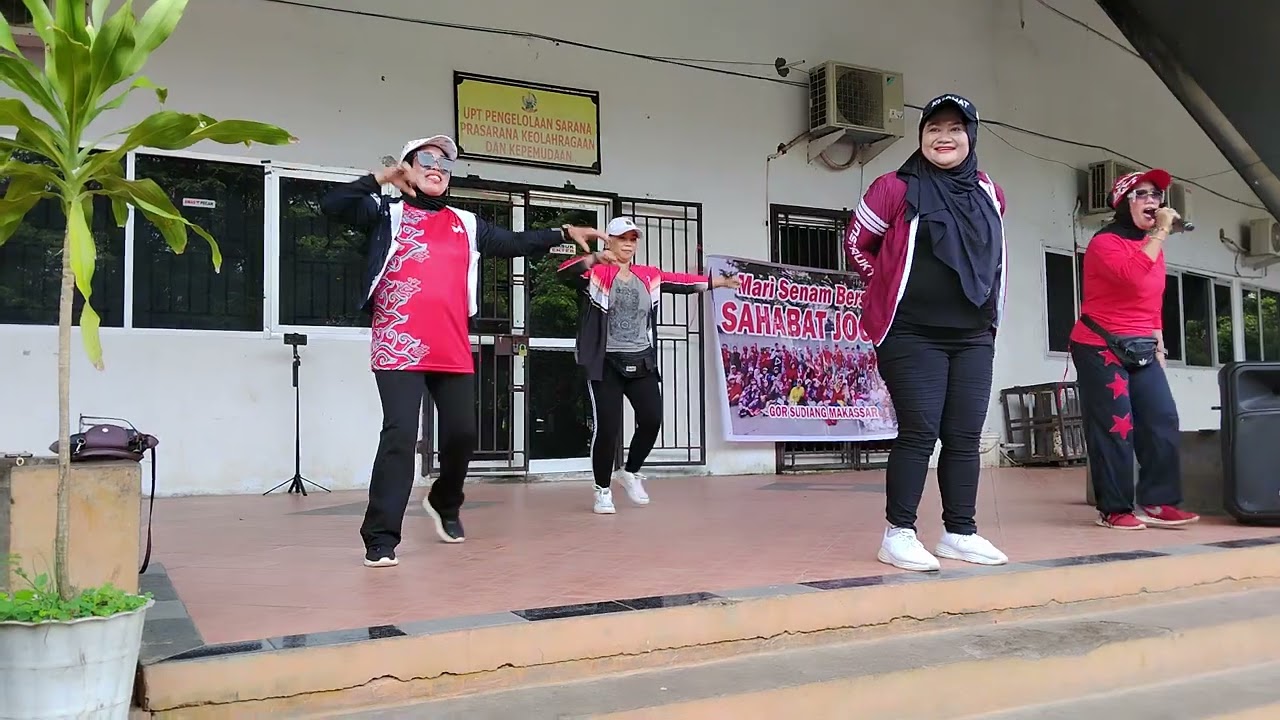 Senam Sahabat joging Makassar jumat 23 Januari 2026 . 