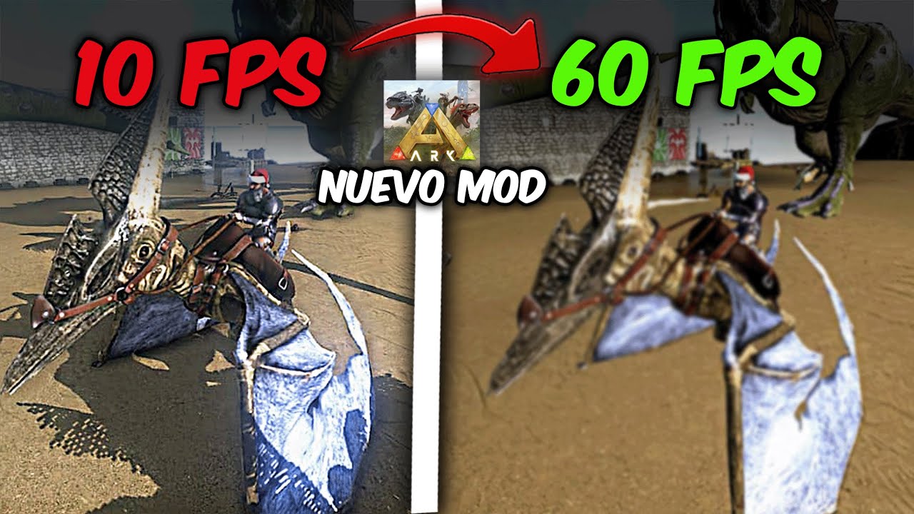 NUEVO MOD para SUBIR FPS en ARK MOBILE
