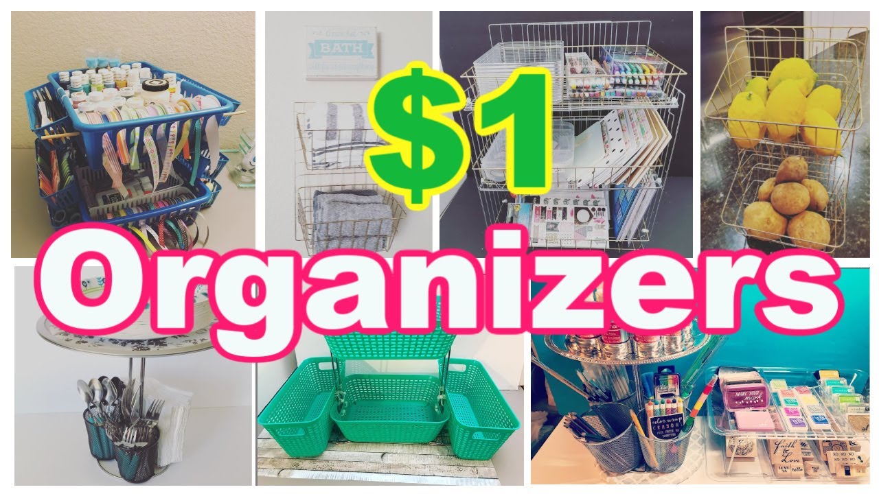 26+ DOLLAR STORE ORGANIZATION IDEAS & EASY HACKS COUNTER OR TABLETOP & UNDER THE SINK (Compilation)