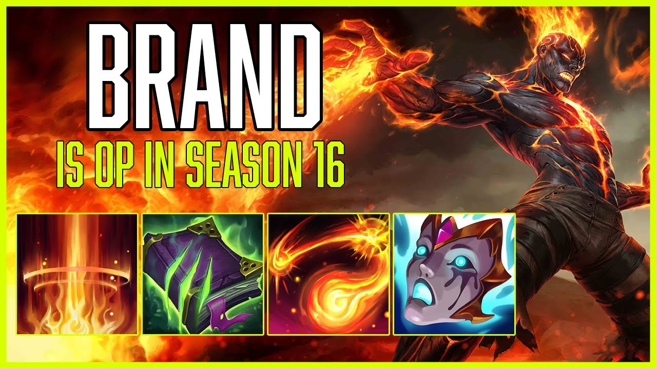 BRAND SUPPORT IS EASY WINS - League Of Legends Season 16 Gameplay