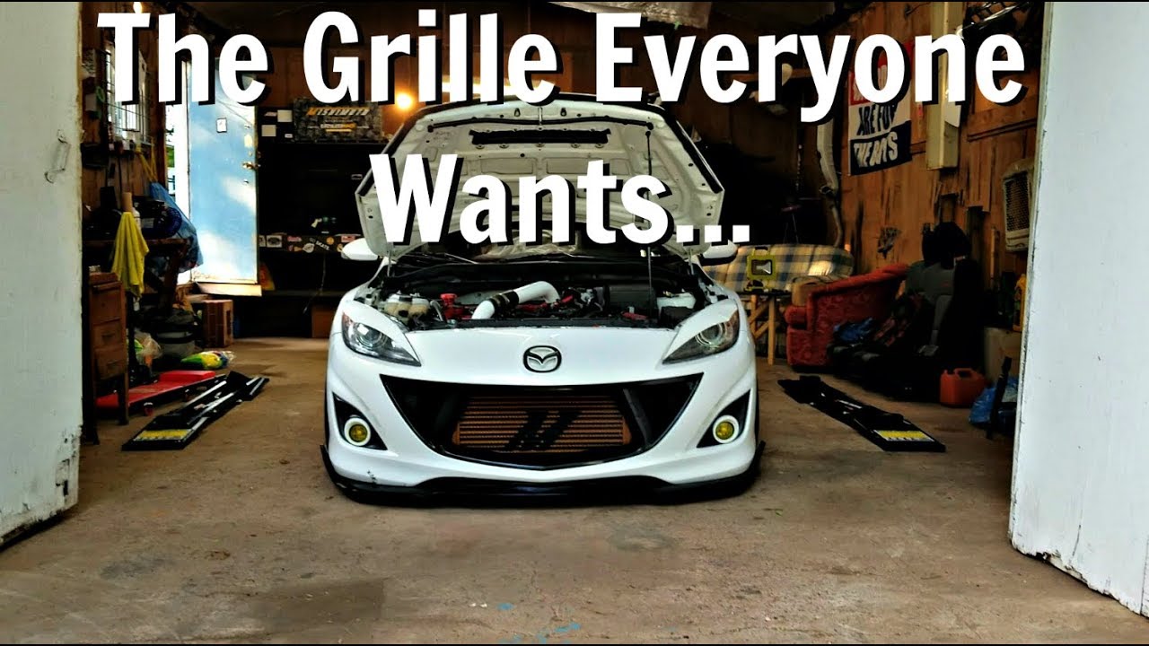 Fixing The Open Mouth Mazdaspeed 3 Grille Issue!