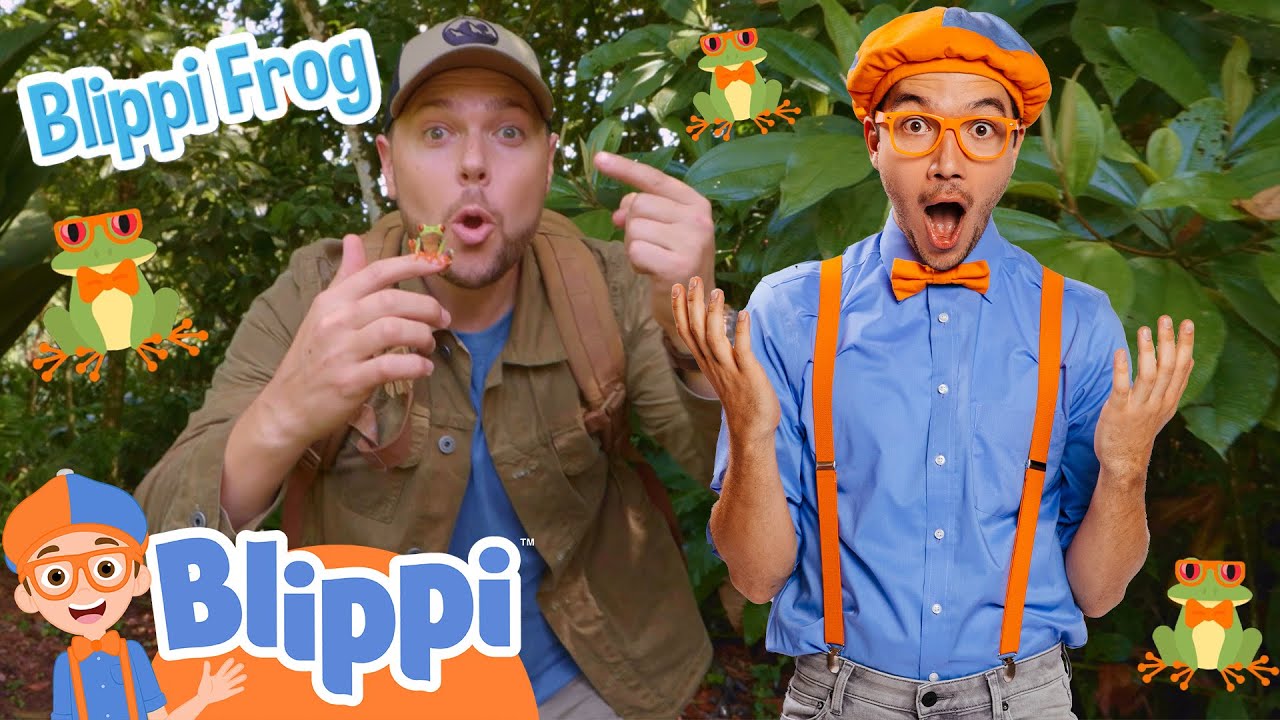 Blippi In The Wilderness! 🐸 | Blippi | Educational Videos for Kids | Live Action Adventures