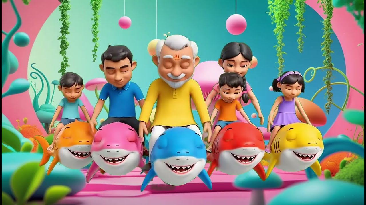 Baby Shark Song and Dance | Baby Shark Doo Doo Doo | Fun Nursery Rhymes for Kids