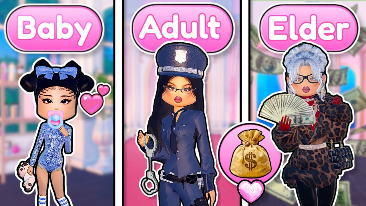 Dress To Impress But LINA Gets OLDER EVERY ROUND! | Roblox