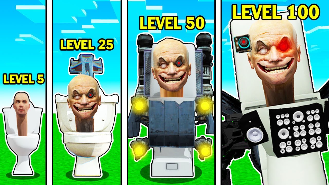 TITAN BİLİM ADAMI SKİBİDİ TUVALET SEVİYELERİ - 😱 Minecraft