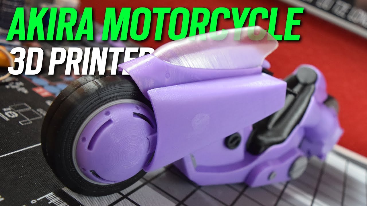AKIRA Motorcycle - Bike - 3D Print