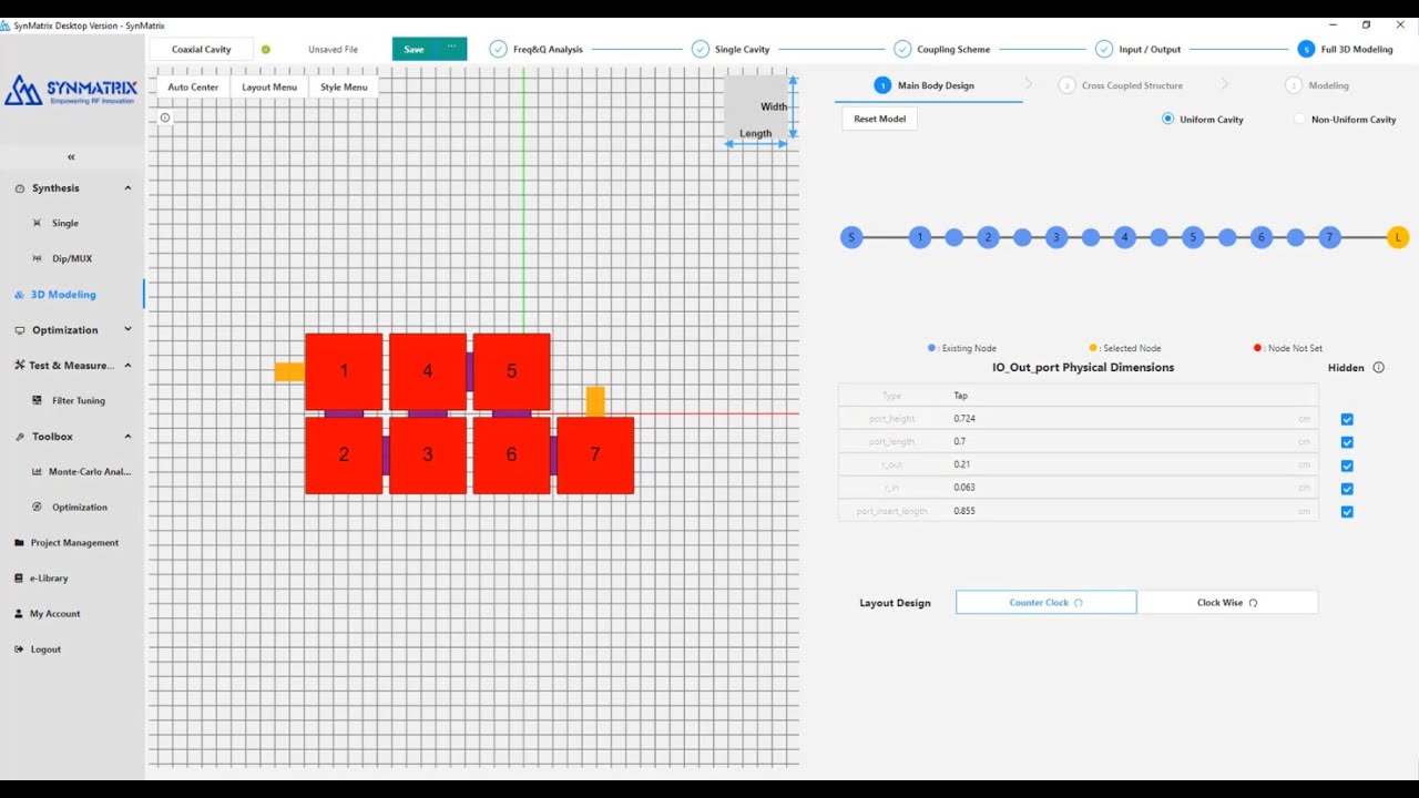BP Filter Design Using Synmatrix and HFSS Integrated Workflow: Part 1